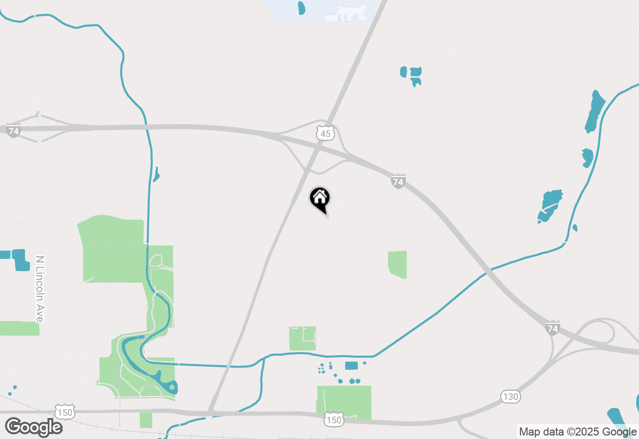 Map of 1105 Brad Drive, Urbana, IL 61802