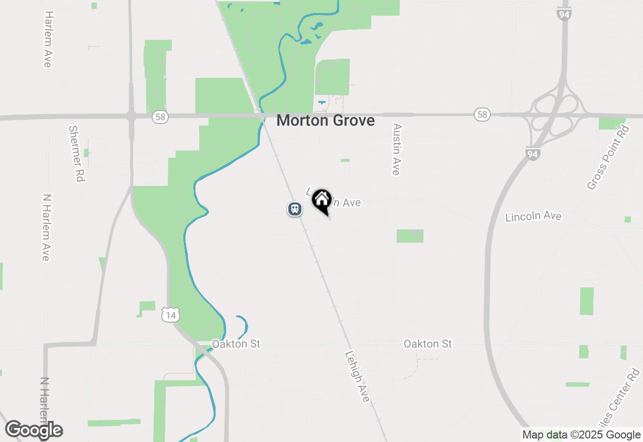 Map of 8425 Callie Avenue, Morton Grove, IL 60053