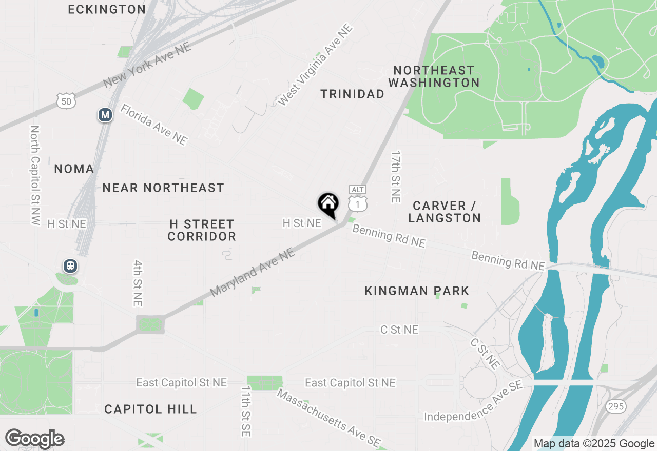 Map of 1425 H Street Ne, Washington, DC 20002