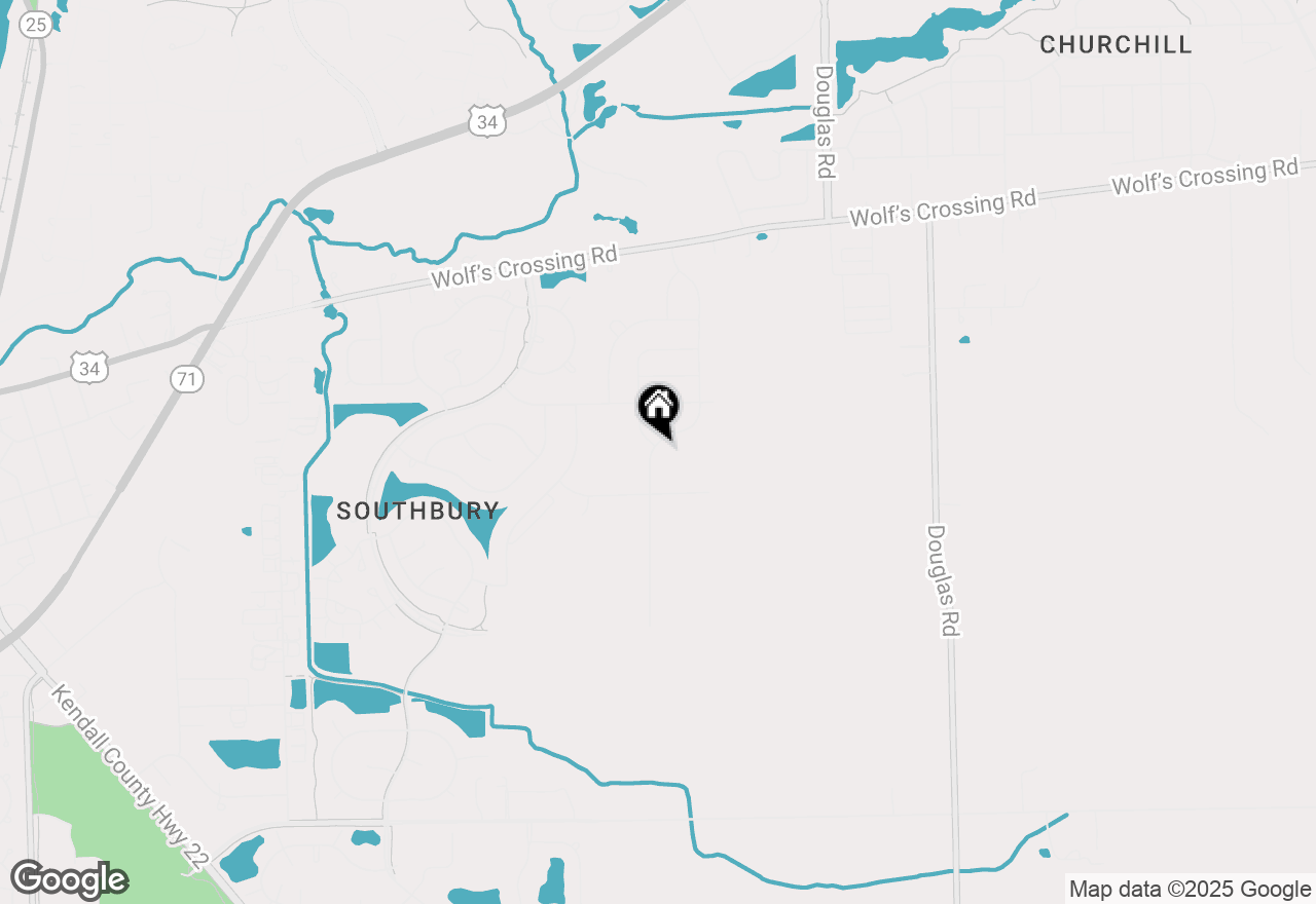 Map of 174 Piper Glen Avenue, Oswego, IL 60543