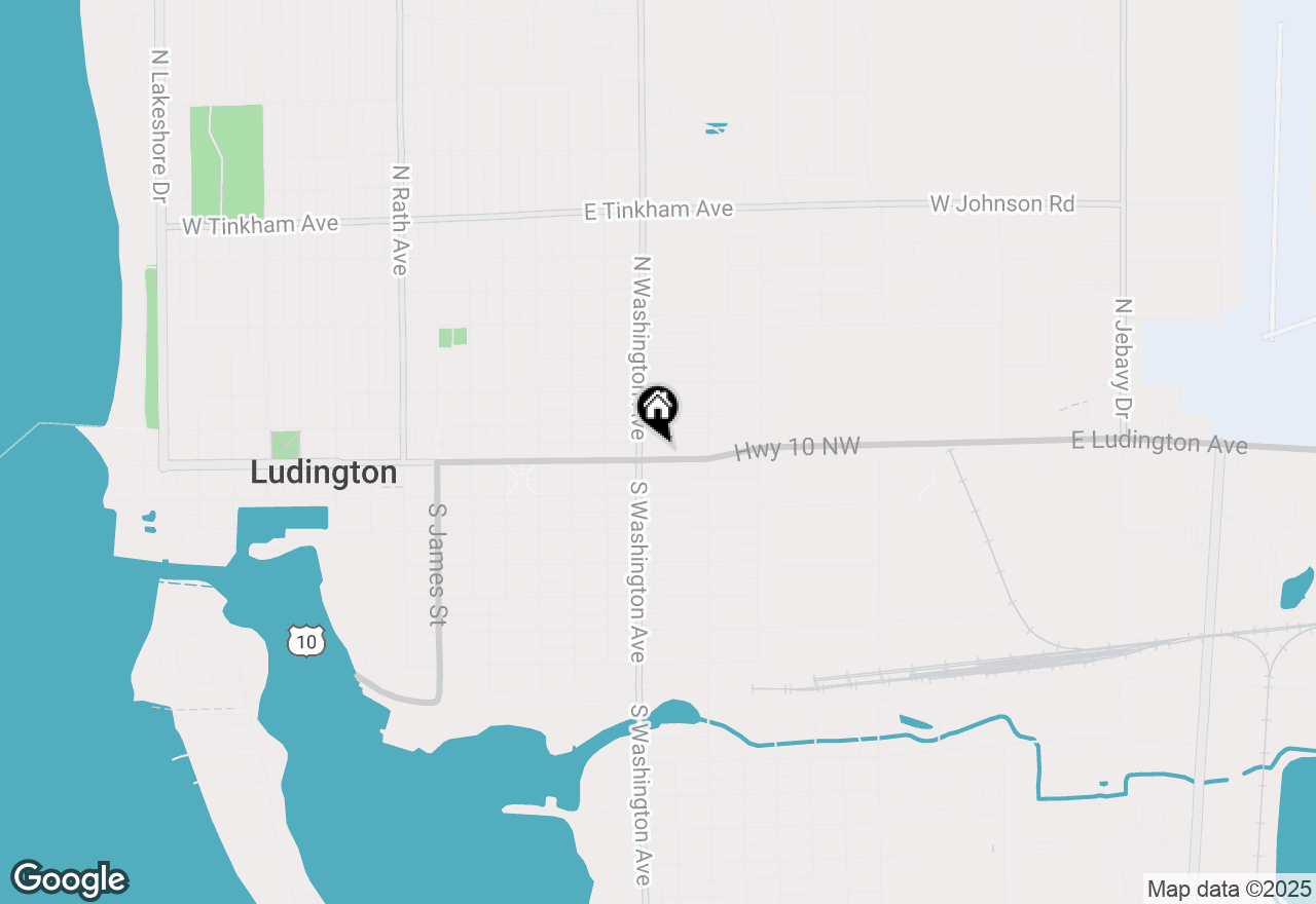 Map of 705.5 E Ludington Avenue, Ludington, MI 49431