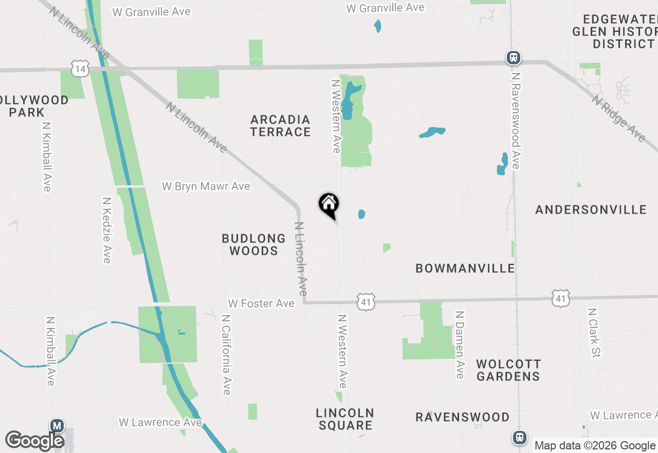 Map of 5439 N Artesian Avenue #1, Chicago, IL 60625
