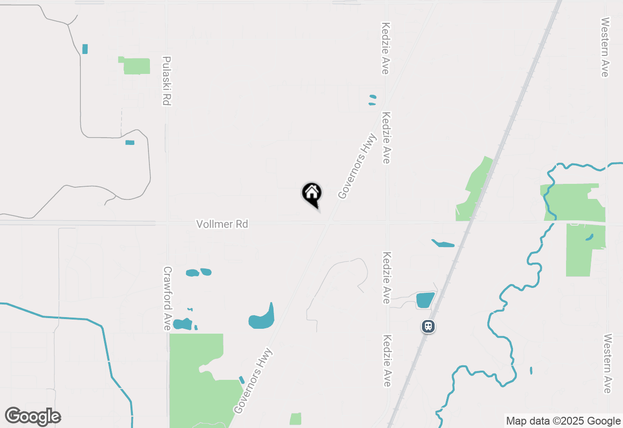 Map of 3439 Vollmer Road #307, Flossmoor, IL 60422