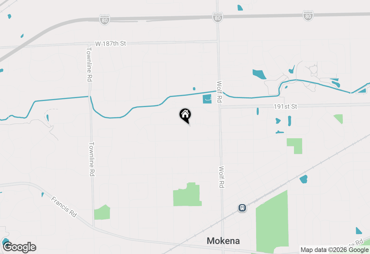 Map of 11401 192nd Street, Mokena, IL 60448