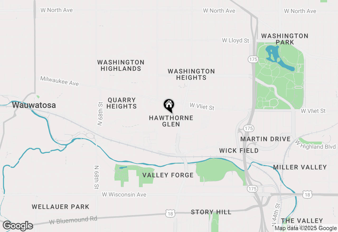 Map of 1325 N 58th St, Milwaukee, WI 53208