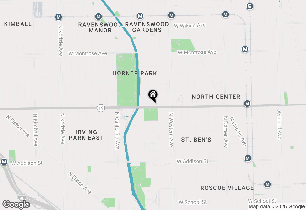Map of 2510 W Irving Park Road #401, Chicago, IL 60618