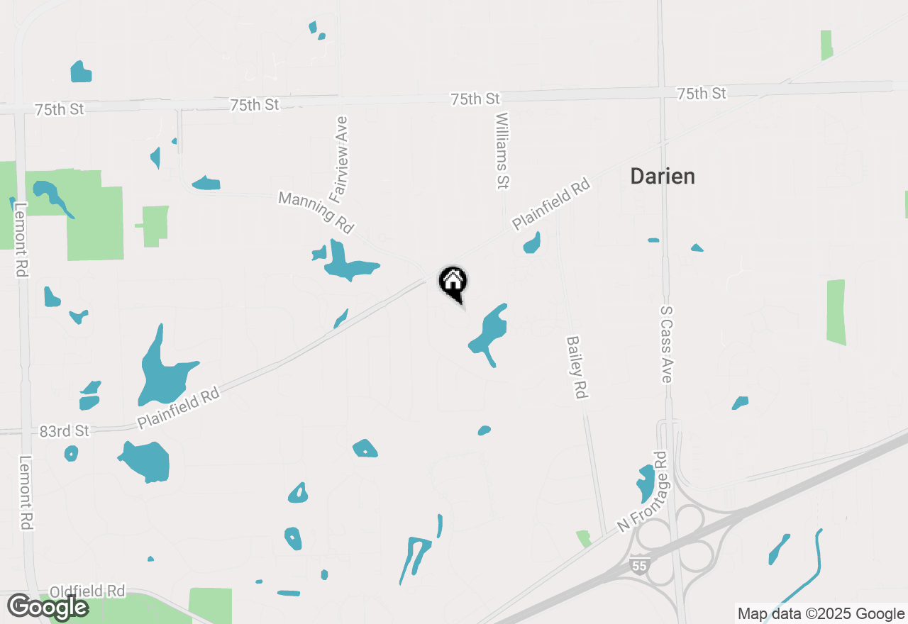 Map of 8032 Wildwood Lane, Darien, IL 60561