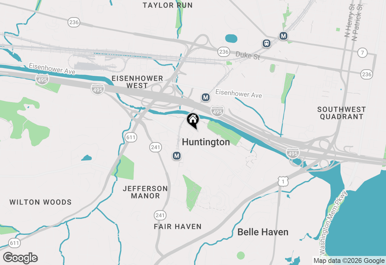 Map of 2366 Huntington Station Court, Alexandria, VA 22303