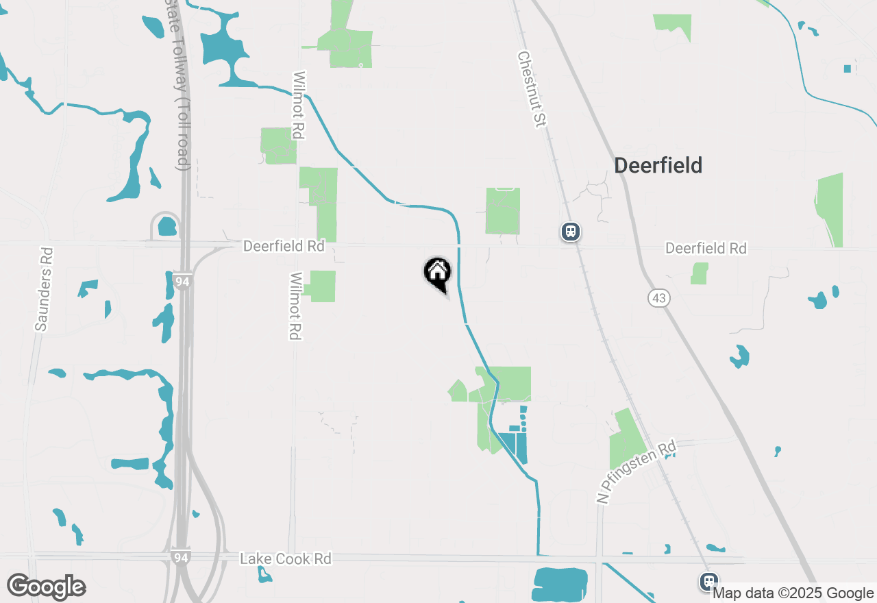 Map of 670 Deerpath Drive, Deerfield, IL 60015