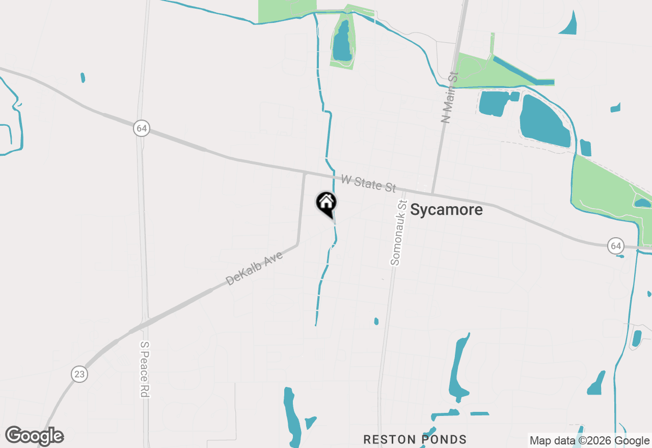 Map of 617 Dekalb Avenue, Sycamore, IL 60178