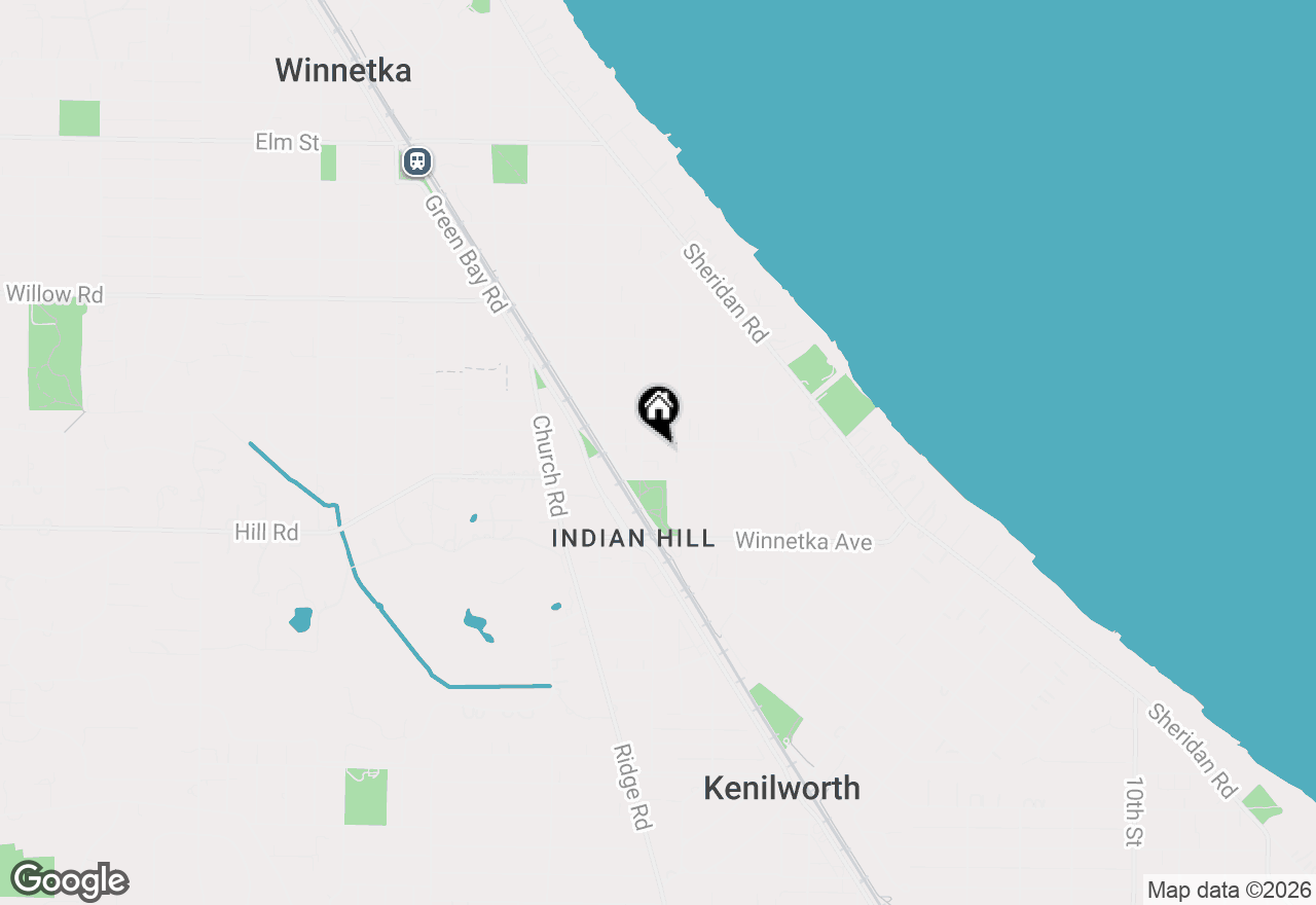 Map of 478 Sunset Road, Winnetka, IL 60093