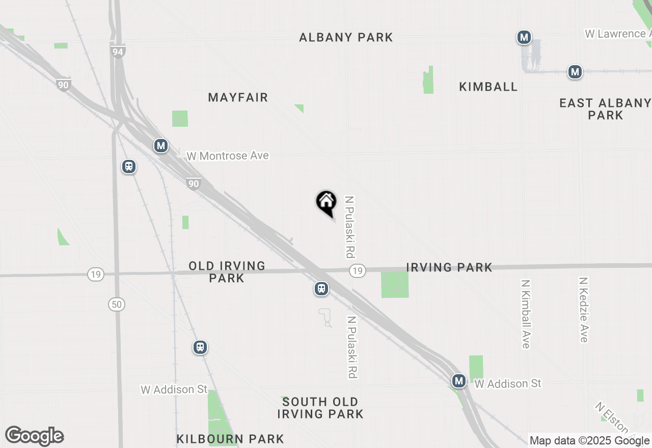 Map of 4134 N Keystone Street #1SW, Chicago, IL 60641