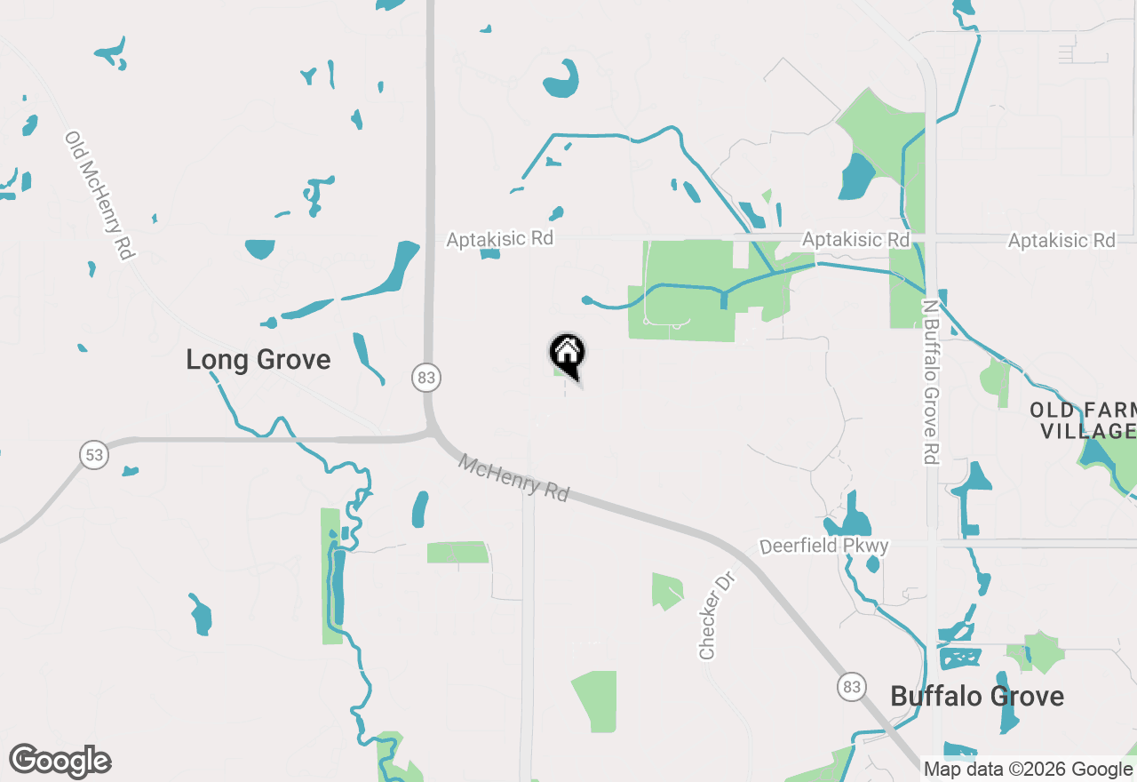 Map of 1120 Thompson Boulevard, Buffalo Grove, IL 60089