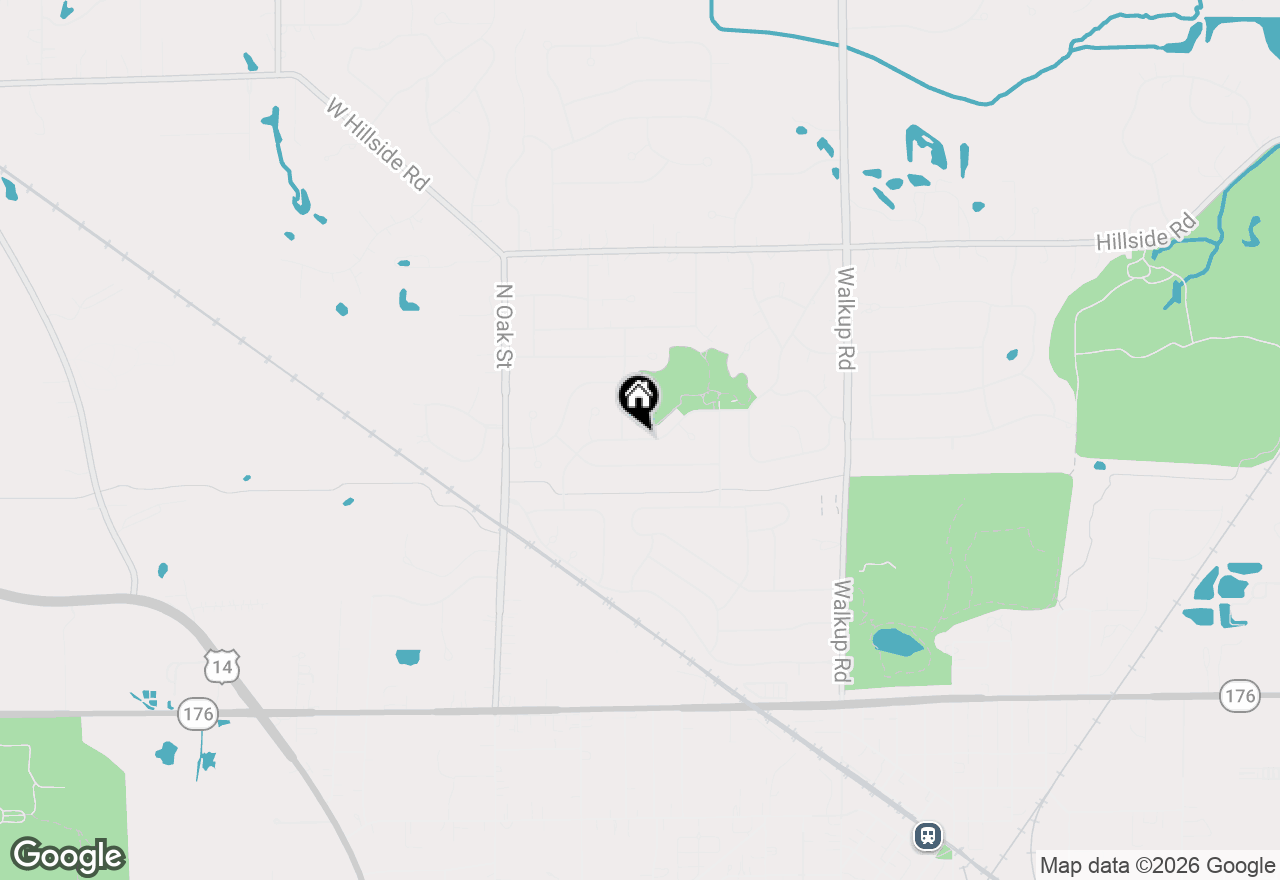 Map of 225 Midlane Drive, Crystal Lake, IL 60012