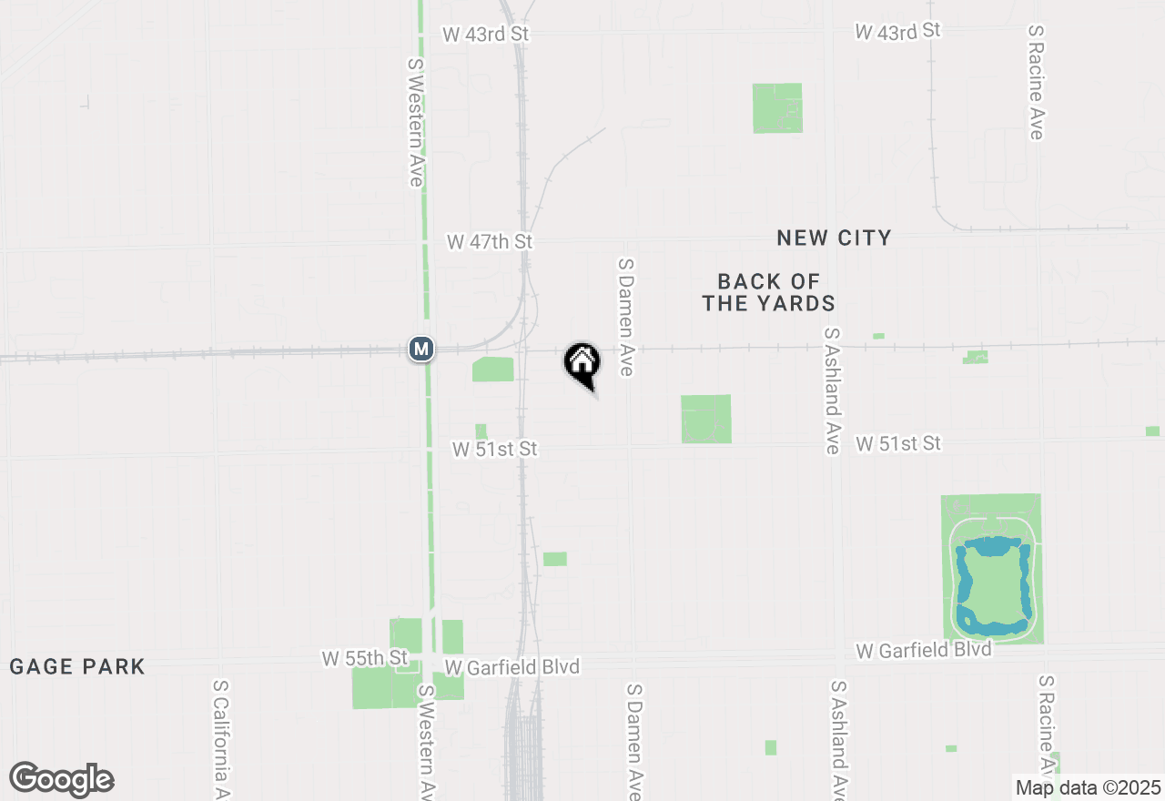 Map of 2055 W 50th Street, Chicago, IL 60609