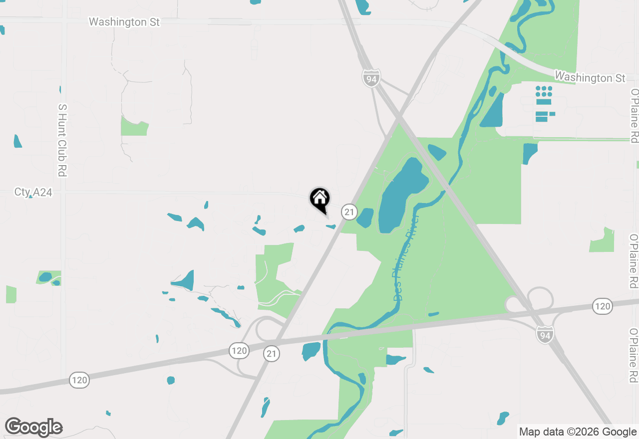 Map of 649 Wilbur Court, Gurnee, IL 60031