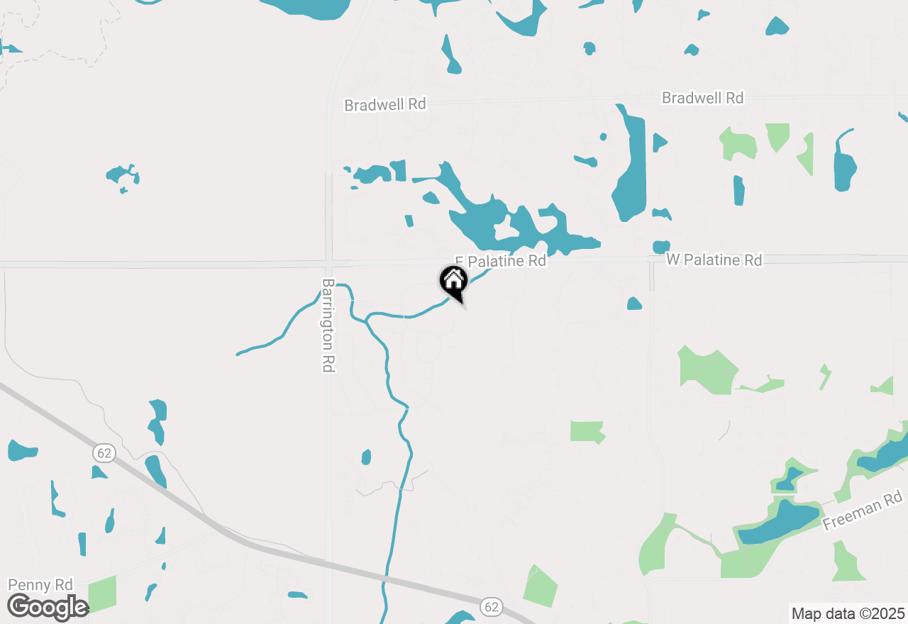 Map of 917 Middleton Lane, Inverness, IL 60010