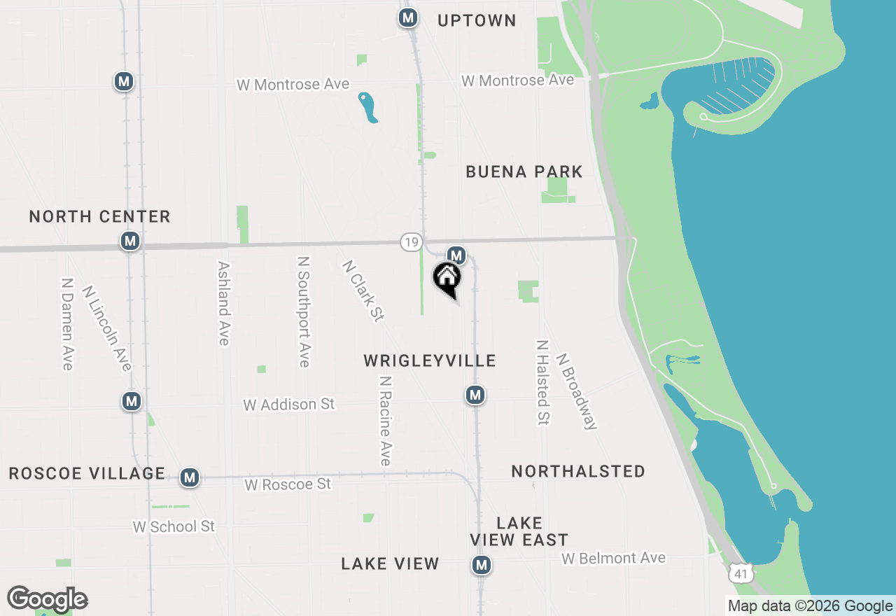 Map of 3809 N Kenmore Avenue, Chicago, IL 60613