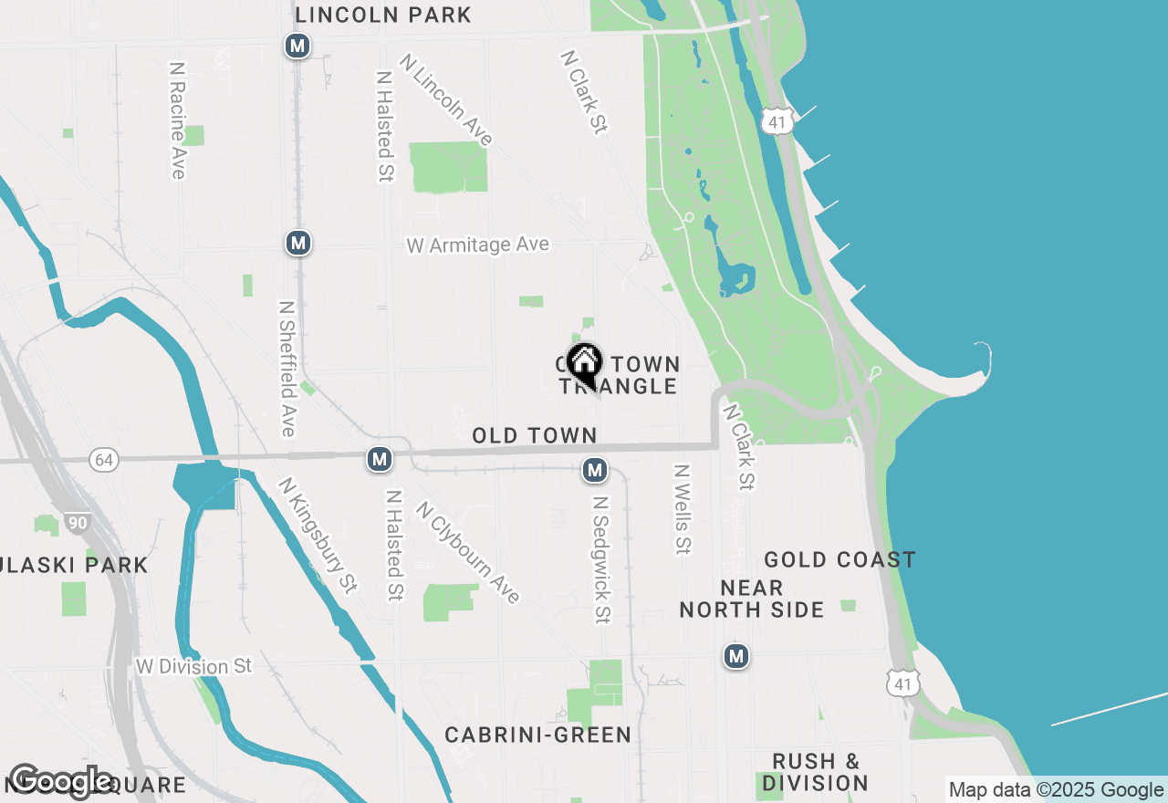 Map of 415 W Eugenie Street, Chicago, IL 60614