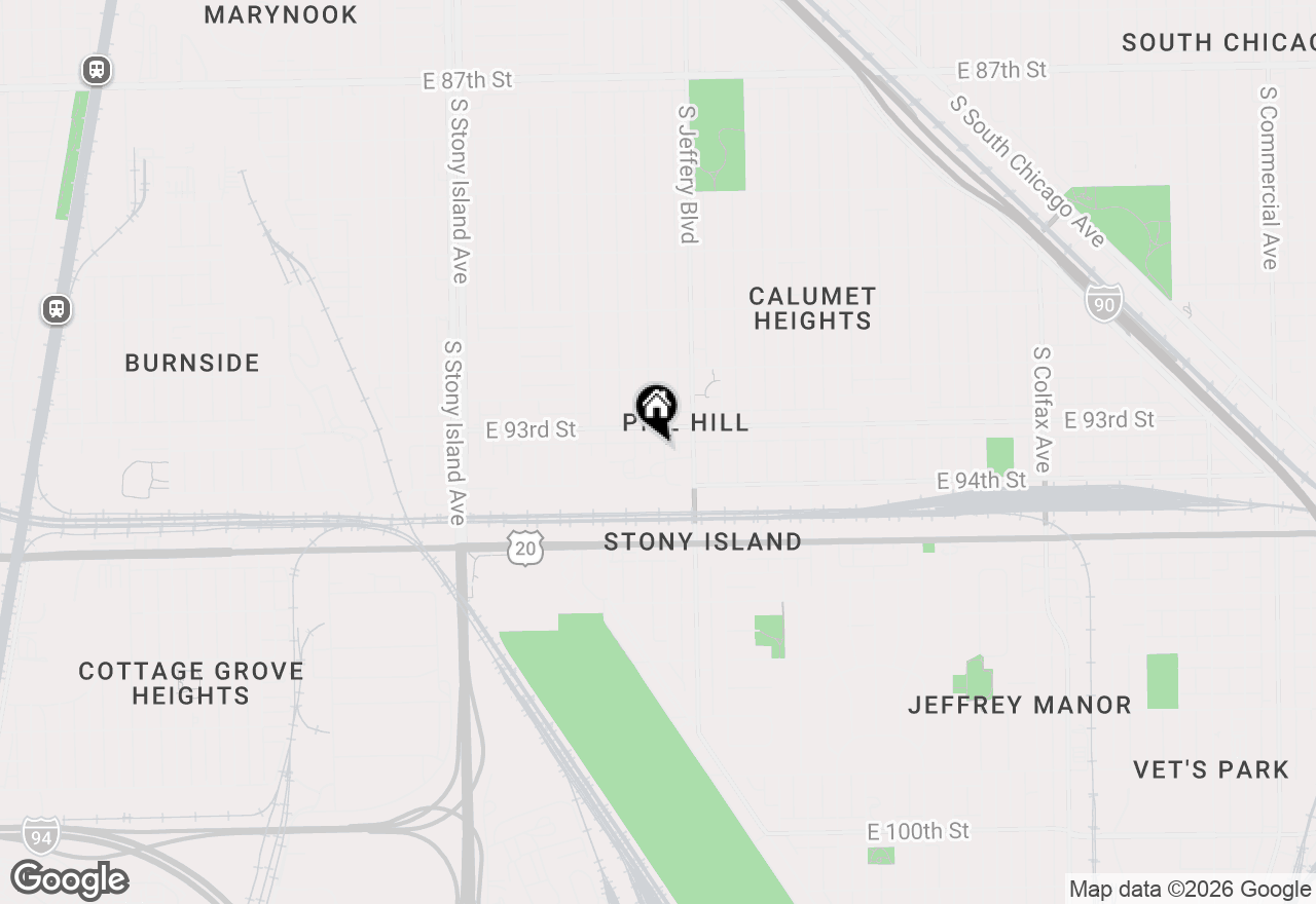 Map of 9322 S Euclid Avenue, Chicago, IL 60617