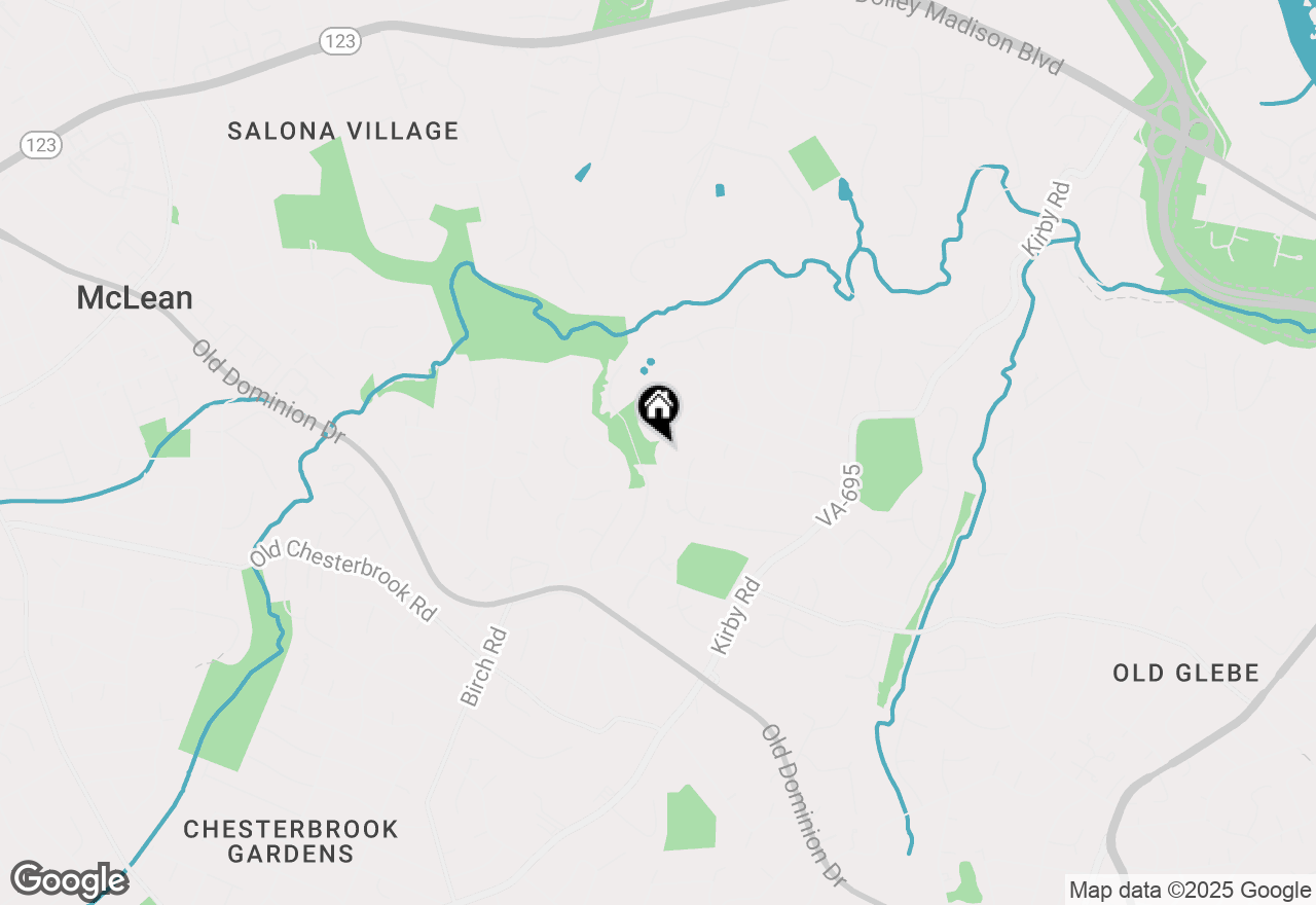 Map of 6315 Mori Street, Mclean, VA 22101