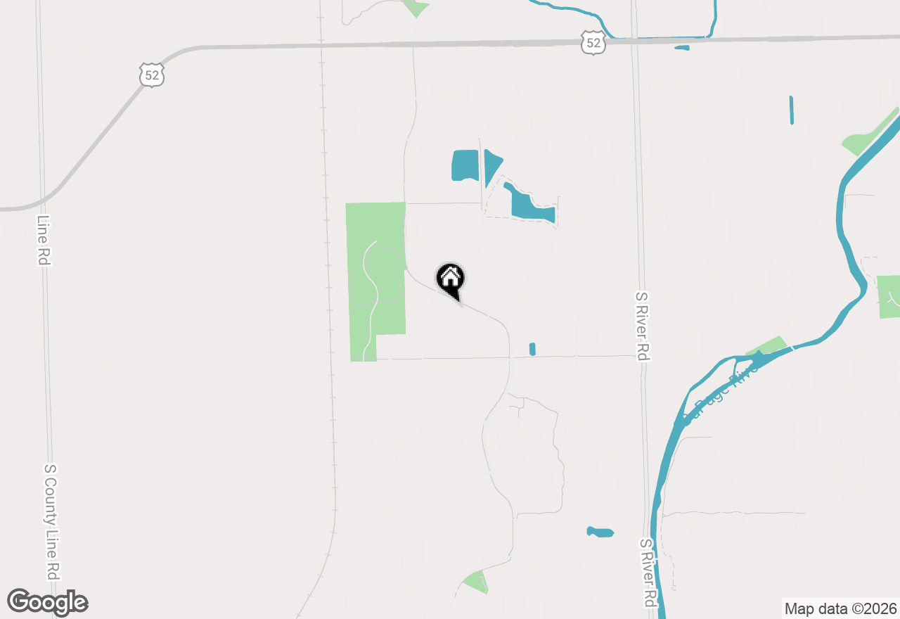 Map of 1702 Countryside Drive, Shorewood, IL 60404