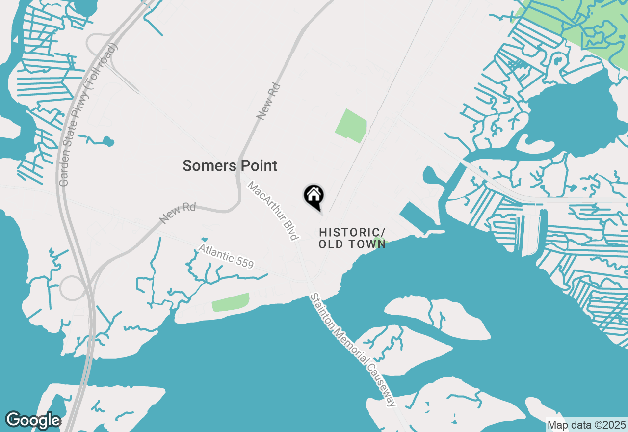Map of 804 2nd Street, Somers Point, NJ 08244