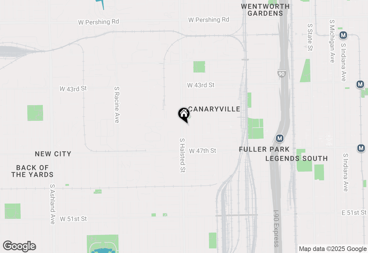 Map of (Address confidential), Chicago, Illinois 60609