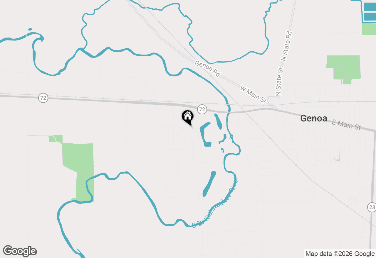 Map of 214 Winding Trail, Genoa, IL 60135