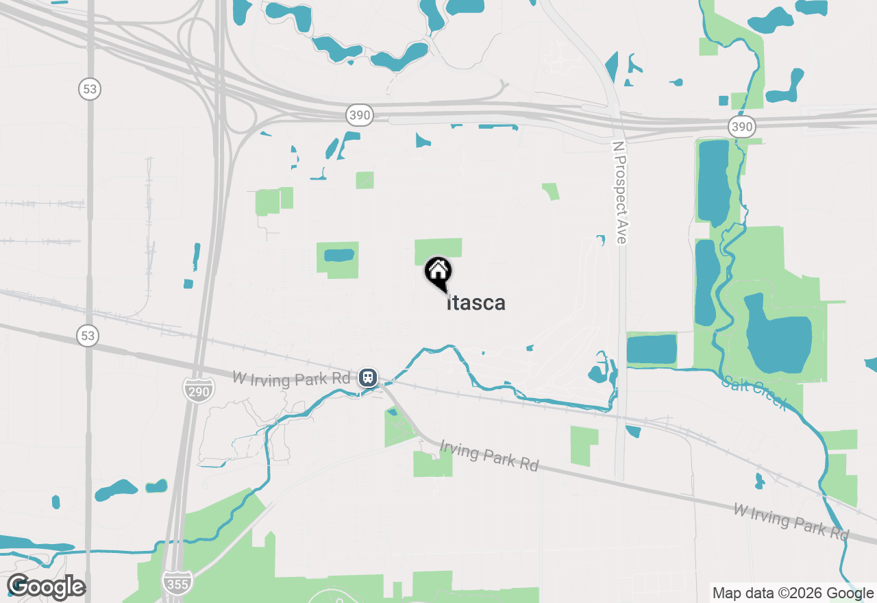 Map of 416 N Rush Street, Itasca, IL 60143