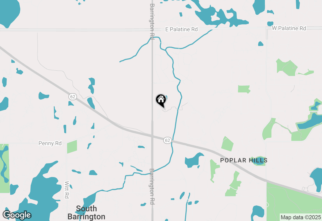 Map of 8 Farmington Road, South Barrington, IL 60010