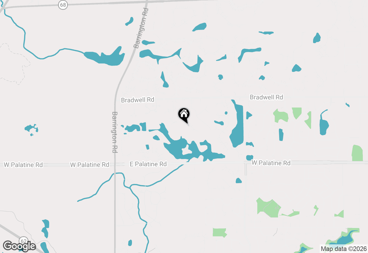 Map of 2208 Shetland Road, Inverness, IL 60010