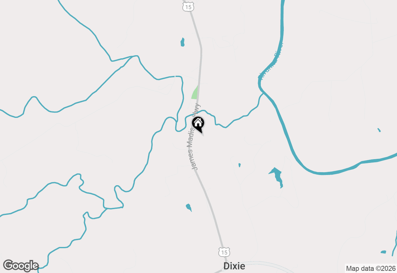 Map of 7844 James Madison Hwy, Fork Union, VA 23055