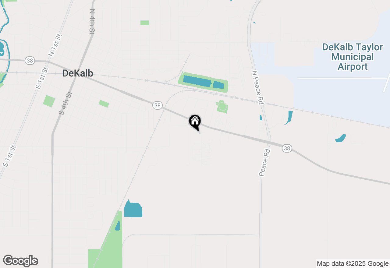 Map of 1600 E Lincoln Highway #NS, Dekalb, IL 60115