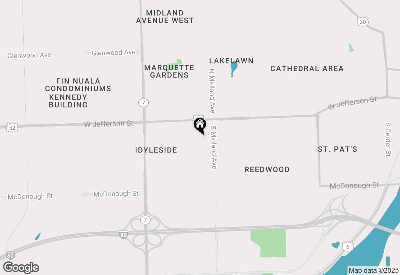 Map of 1424 Woodbridge Road #3D, Joliet, IL 60436