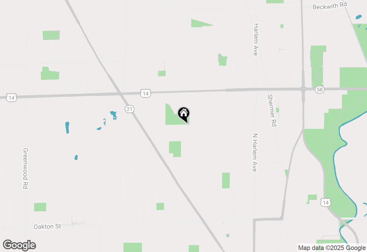 Map of 8557 N Ottawa Avenue, Niles, IL 60714