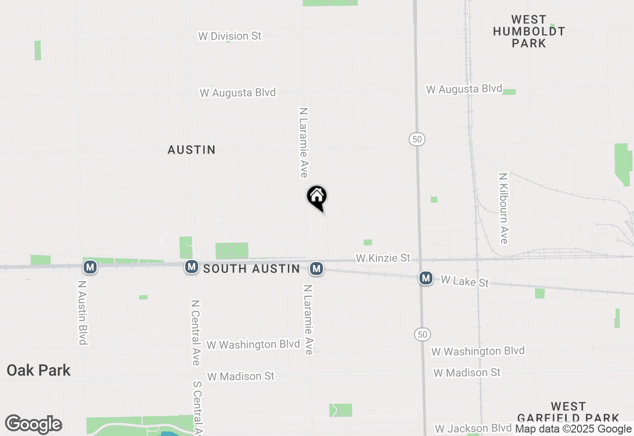 Map of 538 N Leamington Avenue, Chicago, IL 60644