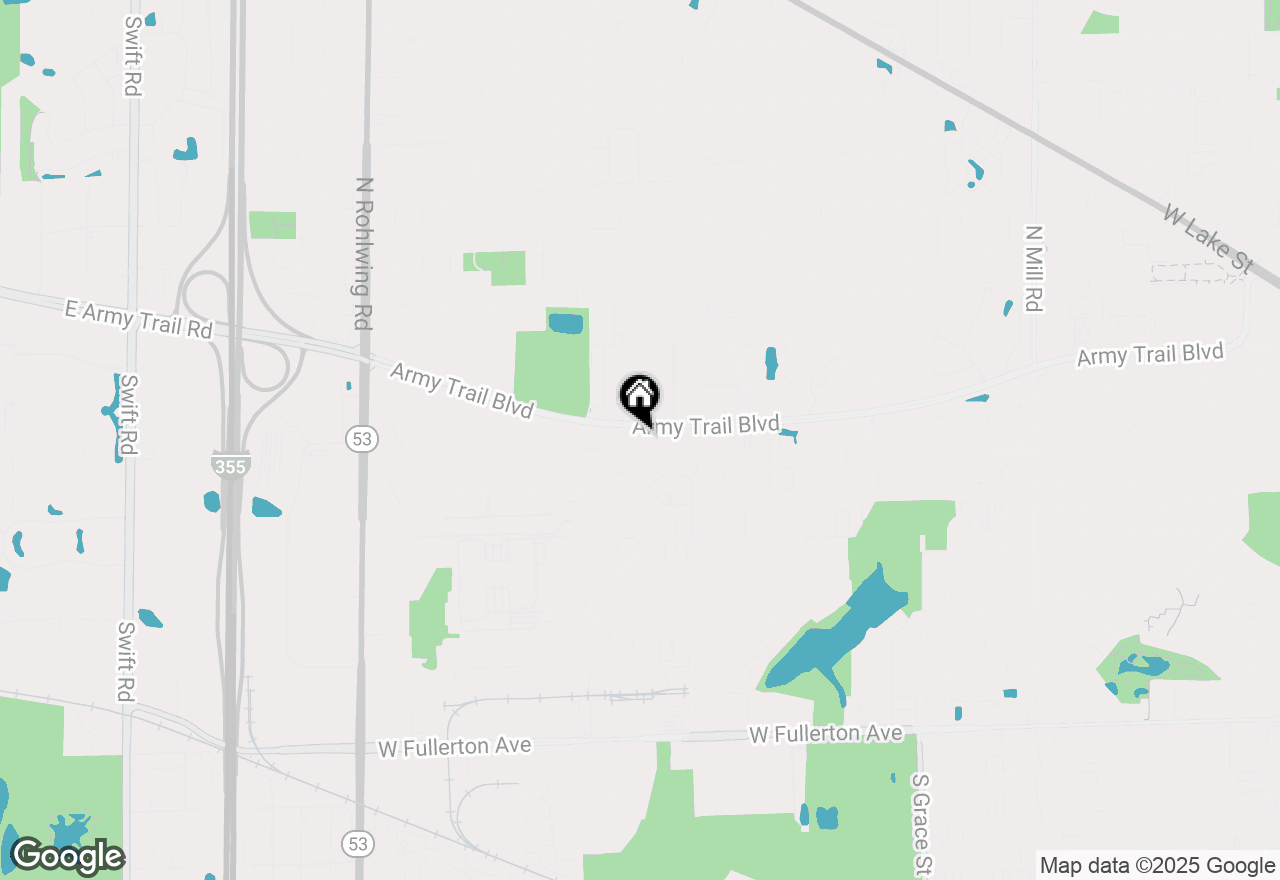 Map of 180 N Prairie Drive, Addison, IL 60101