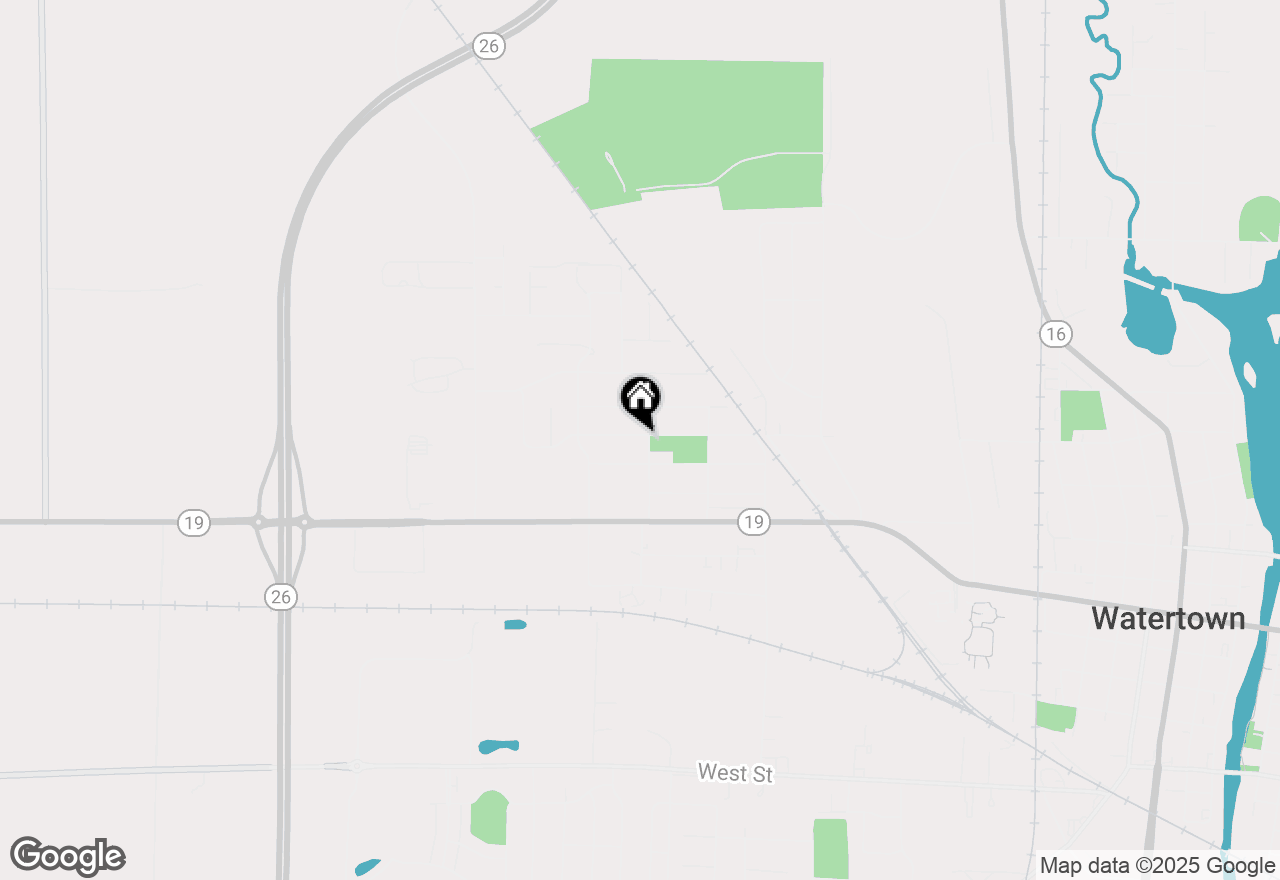 Map of 306 Elba St, Watertown, WI 53098