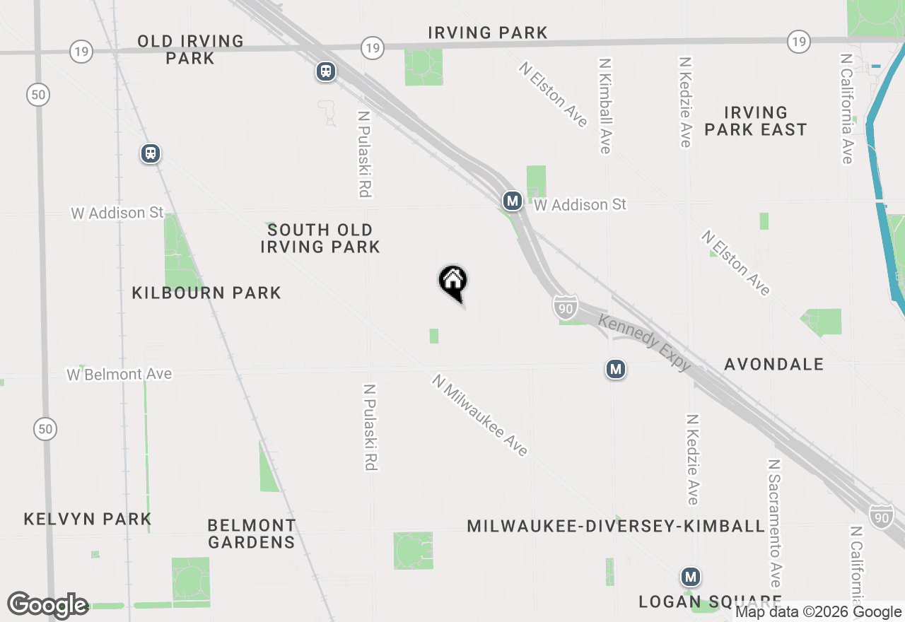 Map of 3323 N Hamlin Avenue, Chicago, IL 60618