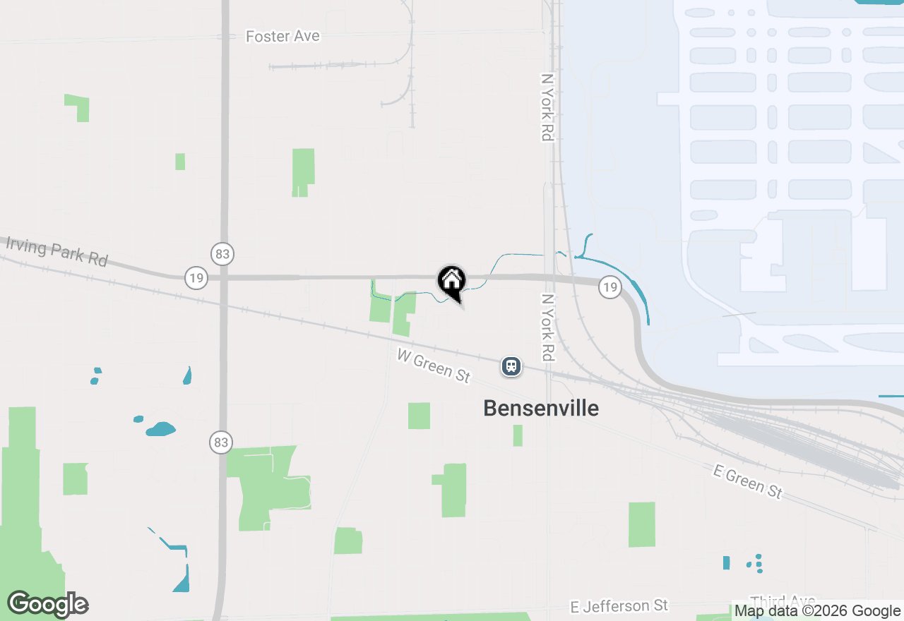 Map of 335 W Carriage Lane, Bensenville, IL 60106