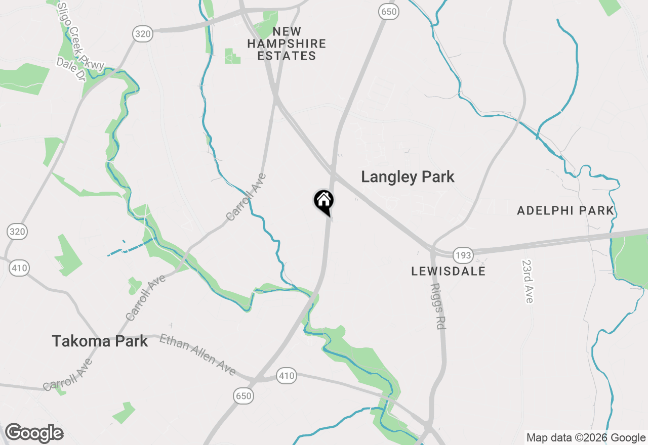 Map of 7506 New Hampshire Avenue, Takoma Park, MD 20912