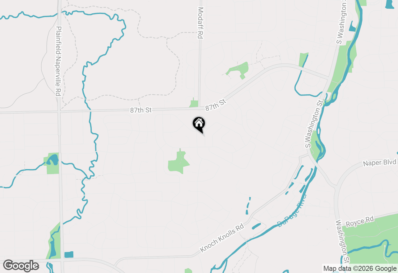 Map of 2308 Modaff Road, Naperville, IL 60565