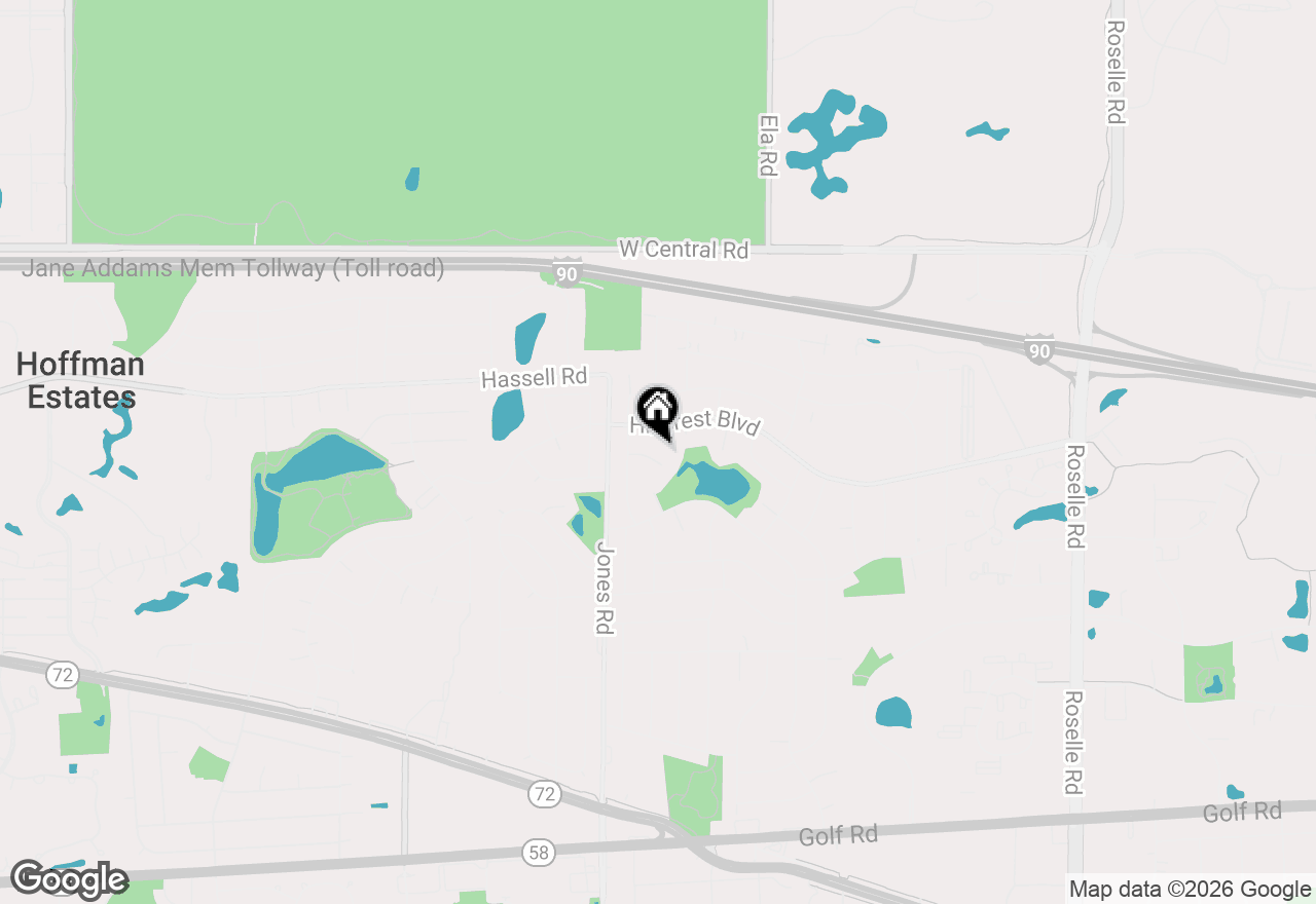 Map of 730 Ashley Court, Hoffman Estates, IL 60169