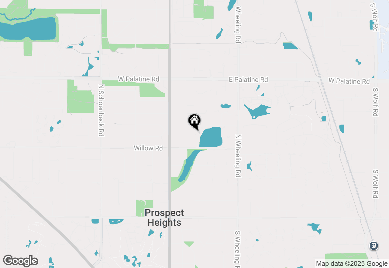Map of 406 Hillcrest Drive, Prospect Heights, IL 60070
