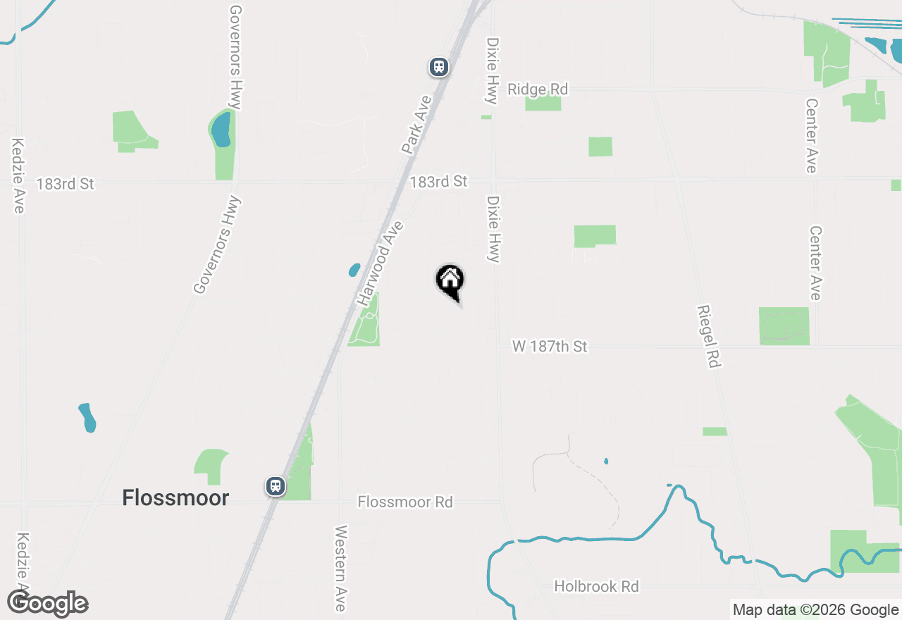 Map of 18628 Morris Avenue, Homewood, IL 60430