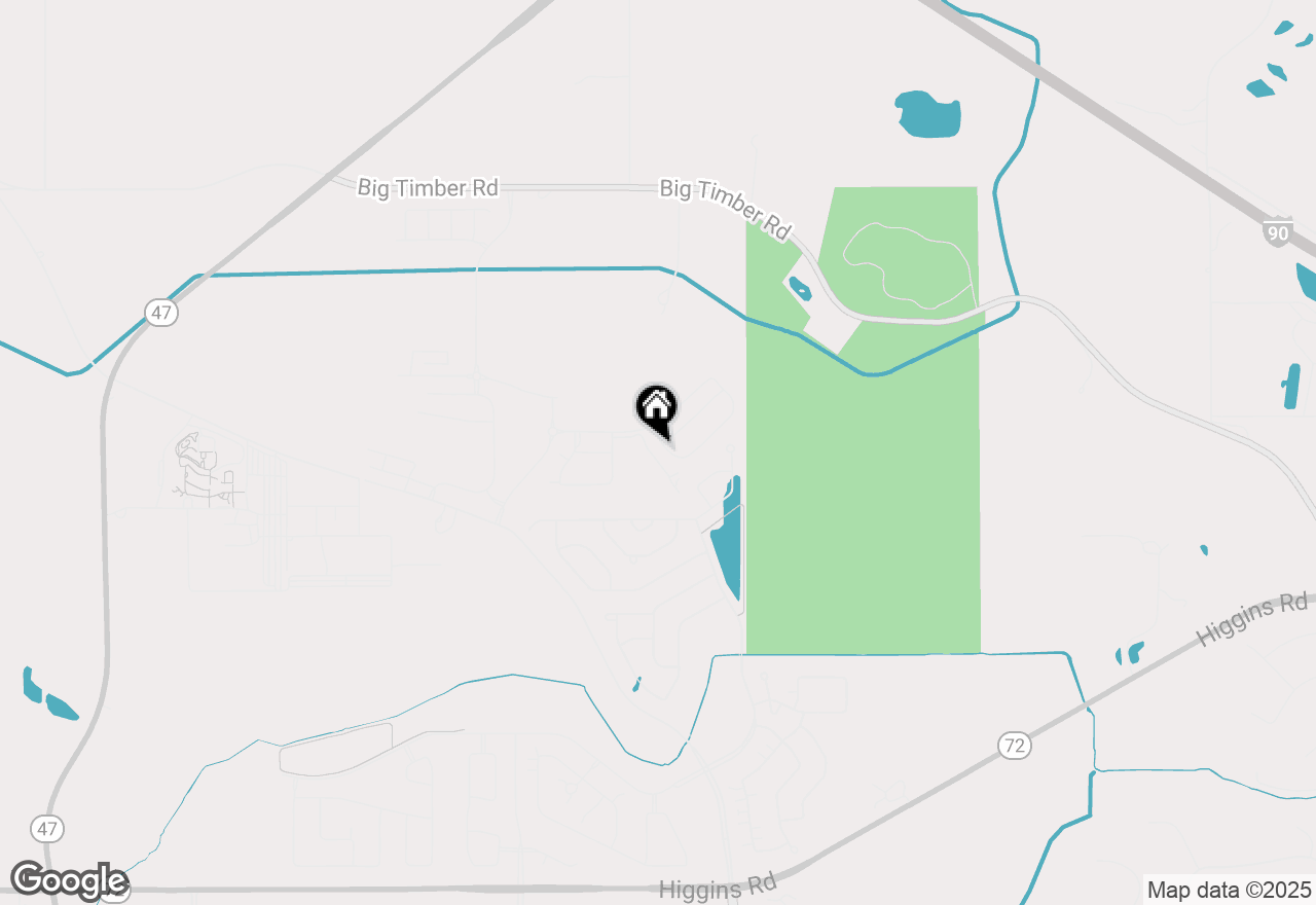 Map of 2458 Plains Drive, Pingree Grove, IL 60140