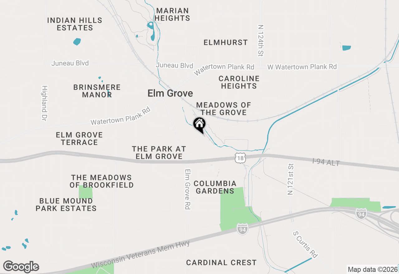 Map of 13060 W Bluemound Rd #101, Elm Grove, WI 53122
