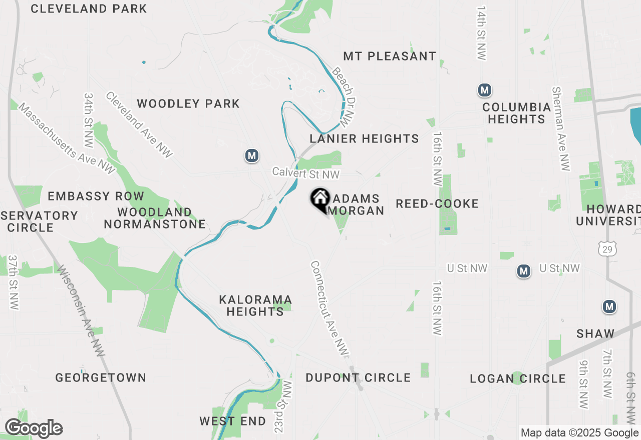 Map of 2335 20th Street Nw, Washington, DC 20009