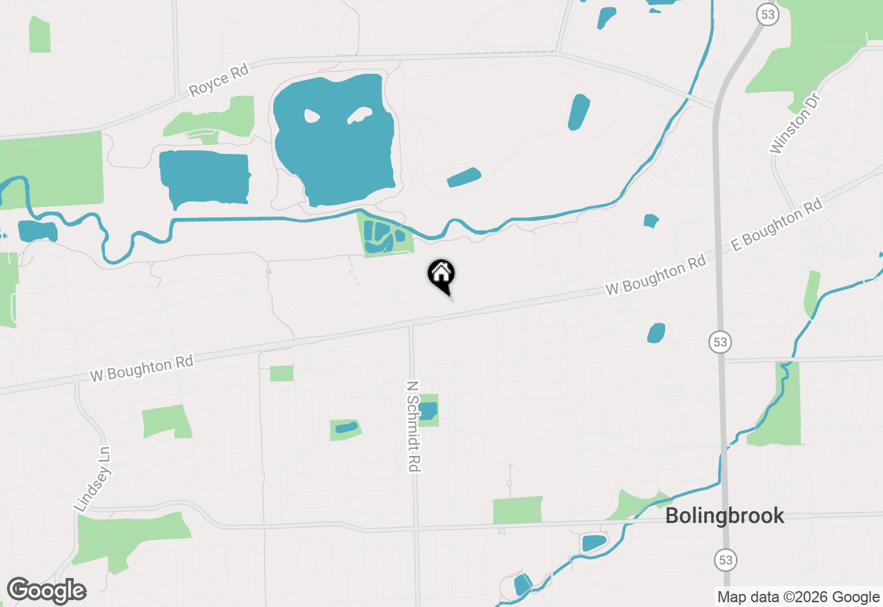 Map of 484 W Boughton Road #C-D, Bolingbrook, IL 60440